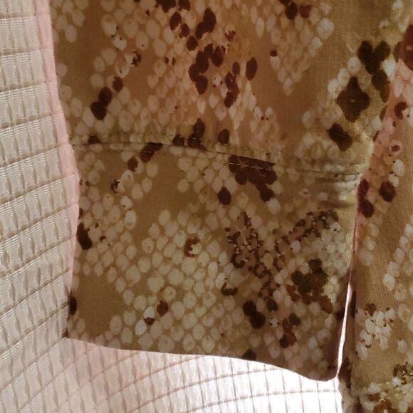 Isaac Mizrahi LIve! SNAKE PRINT PULLOVER SWEATSHIRT S - Picture 5 of 7